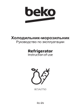 Beko BCSA2750 Refrigerator User manual