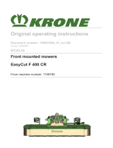 Krone BA EasyCut F 400 CR (MT203-56) Operating instructions