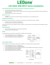 LEDone LOC-RGAL MW MCCT Series Installation guide