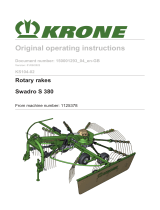 Krone BA Swadro S 380 (KS104-02) Operating instructions