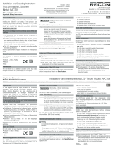 Recom RACT09-500 Installation guide