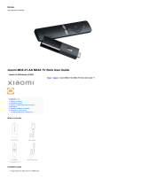 Xiaomi MDZ-27-AA M24A TV Stick User guide