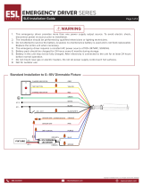 ESL VISION ESL-Vision SL6 18Watt Emergency Driver Installation guide