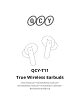 QCY -T11 True Wireless Earbuds User manual