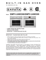 Empava EMP-24WO08 Installation guide