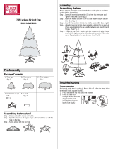 Home Accents Holiday 21WL10165 Operating instructions