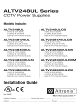 Altronix ALTV248UL CCTV Power Supplies User manual