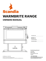 scandia Warmbrite 140 Wood Fire and Gas Heater Owner's manual