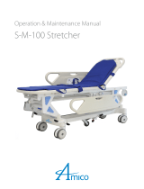 Amico S-M-100 Transport Stretcher User manual
