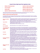 General Finishes B529-L Pint Operating instructions