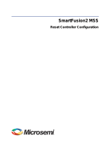 Microsemi SmartFusion2 MSS Reset Controller User manual