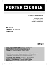 Porter Cable PIN138 User manual
