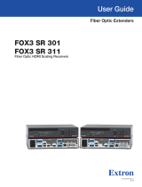Extron FOX3 SR 301 User manual
