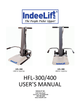IndeeLift HFL-300-400 Human Floor Lift User manual