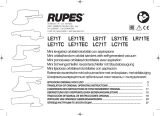 Rupes LE71TE Mini Orbital-Random Orbital Sanders User manual
