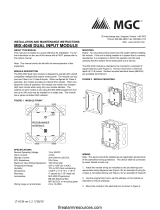 MGC MIX-4040 Dual Input Module User manual
