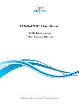 ebyte TX2400-JZLW-15 2.4GHz Rubber Antenna User manual