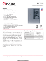 Potter PVX-25 Voice Evacuation System Owner's manual