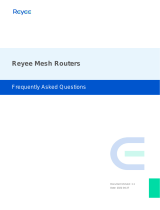 REYEE R6 Mesh Routers User manual