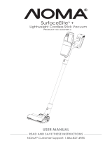 NOMA 043-9429-6 SurfaceElite Lightweight Cordless Stick Vacuum User manual