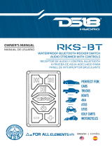 DS18 RKS-BT Waterproof Bluetooth Rocker Switch Audio Streamer Owner's manual