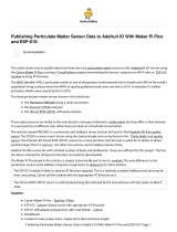 instructables ESP-01S Publishing Particulate Matter Sensor User guide