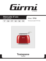 Girmi TP10 750W Toaster User guide