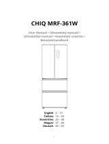 CHiQ MRF-361W American Fridge User manual