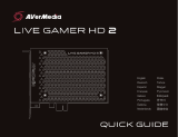 Avermedia LIVE GAMER HD 2 Game Capture Card User guide
