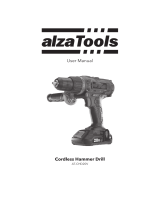 alza ergo AT-CHD20V Cordless Hammer Drill User manual
