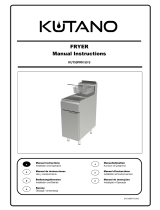 KUTANO KUT50FRN 50 S Gas Fryer User manual