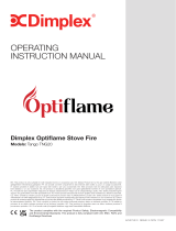 Dimplex Tango TNG20 Optiflame Stove Fire User manual