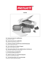 Menuett 810158 3 In 1 Multi-Chopper User manual