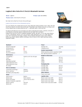 Logitech 920-009692 Slim Folio Pro f Pro12.9 Bluetooth German Owner's manual