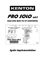 Kenton Pro-Solo mk3 SysEx User manual