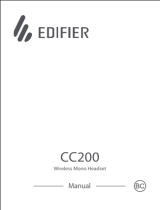 EDIFIER CC200 Wireless Mono Headset User manual