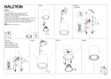 Halcyon S810 Surface Mounted LED Downlight User manual