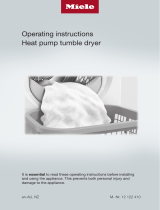 Miele TWC220WP 8kg Operating instructions