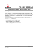 MICROCHIP PD-9501-10GCO/AC PoE U Single Port High Power Installation guide