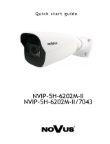 Novus NVIP-5H-6202M-II Bullet IP Camera User guide