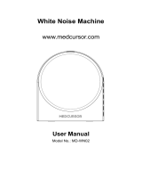 NEDCURSOR MD-WN02 Noise Machine User manual