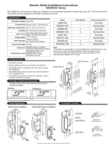 Gianni GK360 Series Electric Strike User manual