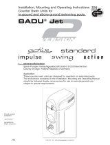 Hornbach BADU Jet Counter Swim Units User manual