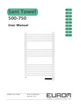 Eurom 500-750 Sani Towel User manual