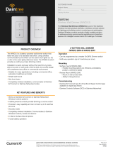 Daintree WWD2-2 Wireless Wall Dimmer Owner's manual