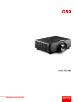 Barco G50-W8 User manual