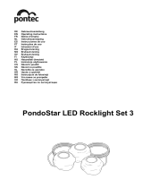 Pontec 87585 PondoStar LED Rock Light Set 3 User manual