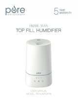 PURE PEHUMTOP-W Hume Max Top Fill Humidifier User manual