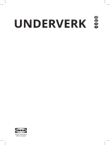 IKEA UNDERVERK Built-in Extractor Hood Operating instructions