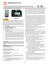 Revo TX342 Remote Electronic Ignition and Control System User manual